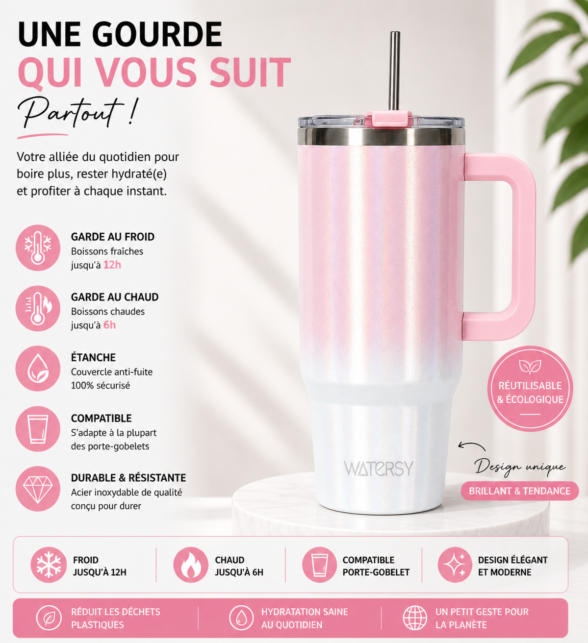 Tumbler gradient